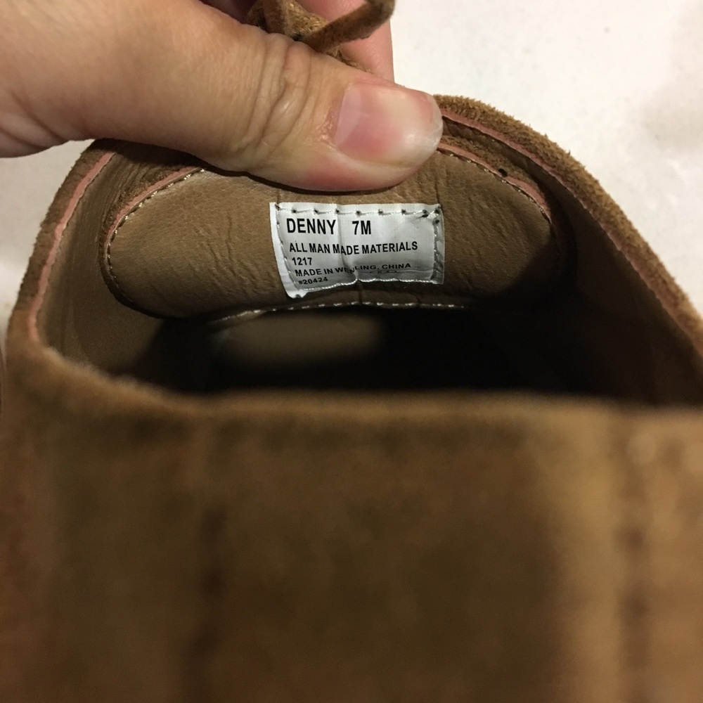 Suede Tan dress shoes - Picture 4 of 6